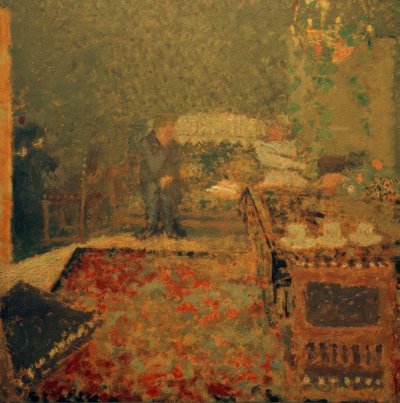 Vallottons salon in La Naz, Romanel door Edouard Vuillard